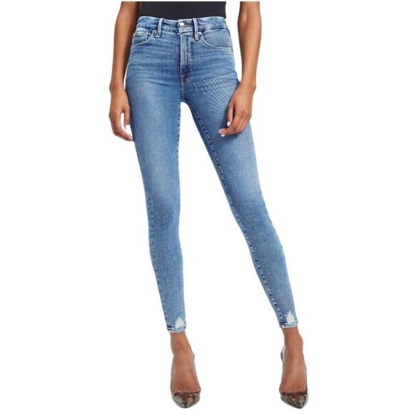 GOOD AMERICANGood Legs Skinny Jeans Indigo Blue Denim Women’s Size 16